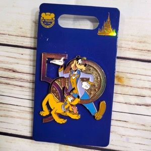 Pluto and Goofy Disney 50th Pin